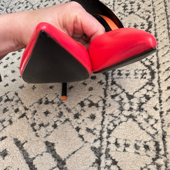 ALDO - Red and Snake Print Women's Heels - Size 6 - Picture 7 of 7